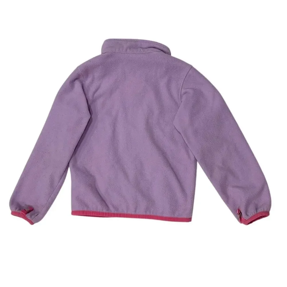 The North Face Toddler Girl 3T Purple Full Zip Fleece Jacket